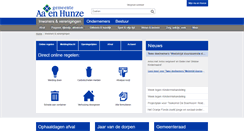 Desktop Screenshot of aaenhunze.nl