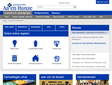 Tablet Screenshot of aaenhunze.nl